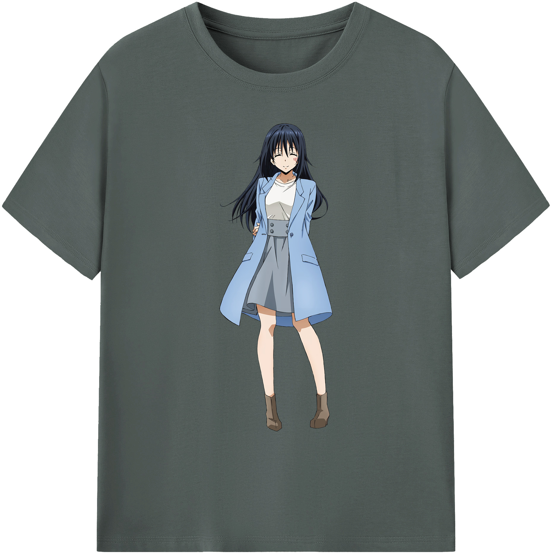 （画像用） 転スラ Regarding Reincarnated to Slime 綿100％ メンズ半袖Tシャツ｜肌触りやわらか＆通気性